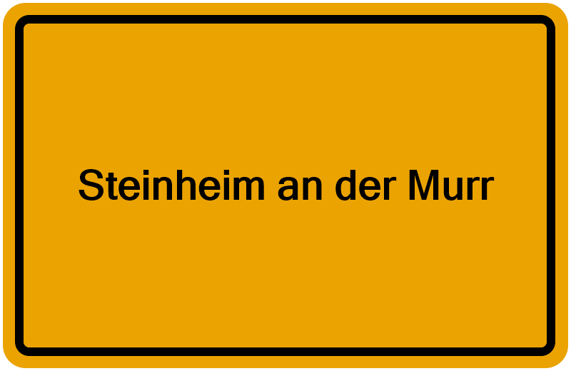 Handelsregisterauszug Steinheim an der Murr